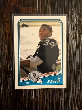 Bo Jackson Rookie card